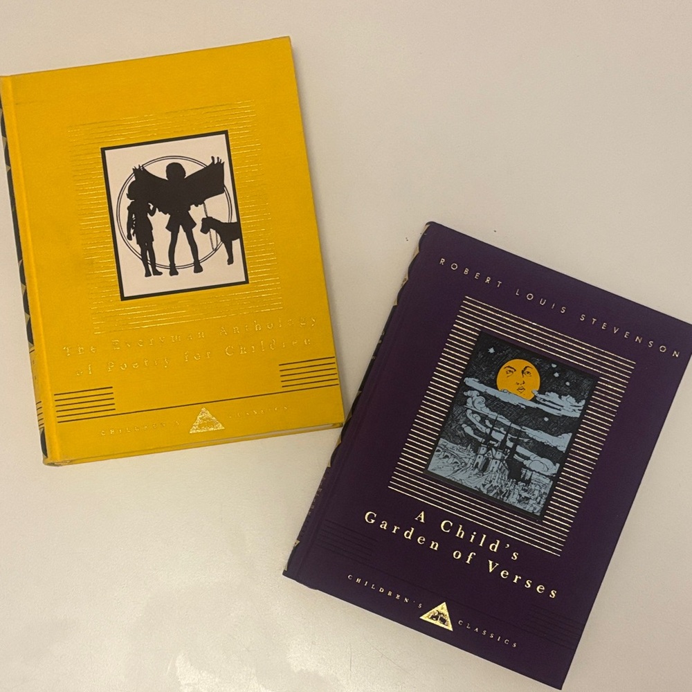 Child's Garden of Verses and Anthology of Poetry Book Set